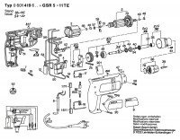 Bosch 0 601 419 642 GSR 5-11 TE Drill Screwdriver 240 V / GB Spare Parts GSR5-11TE